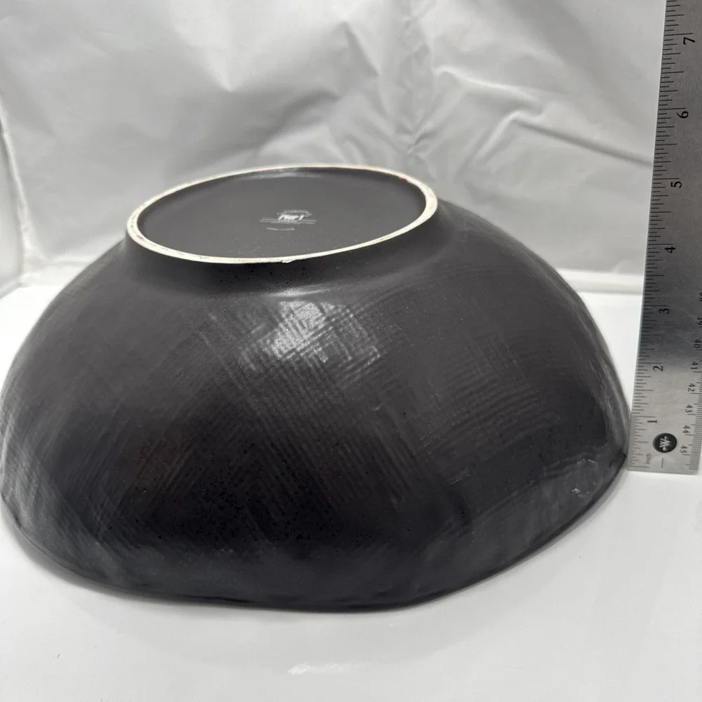 Pier 1 Stoneware‎ Cassidy Serving Bowl Decorative Multicolored 13